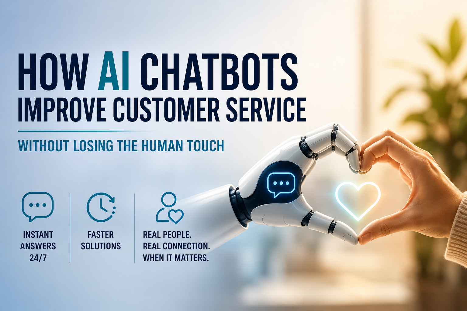 How AI Chatbots Improve Customer Service Without Losing the Human Touch